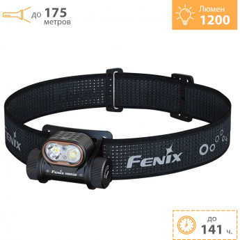 Налобный фонарь FENIX HM55R черный Налобный фонарь FENIX HM55R черный